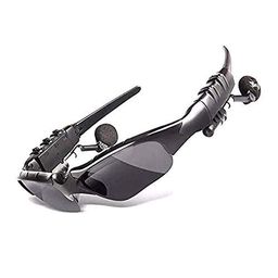 RATEHALF Butterfly Wireless Bluetooth Sunglasses for Men Headphones with Polarized Lenses and Stereo Sound Feature Compatible with All Smartphones, iOS & Windows Device- Black image 1