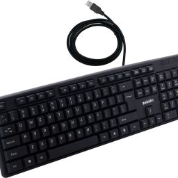 zebion K500 USB Keyboard Wired USB Standard Multi-device Keyboard Compatible with Desktop, Laptop, Mac Easy to Use,Plug and Play,Quick, Comfy Durable body-26