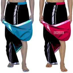 Lvloz LV-2WY-32 Solid Men Dhoti-image-86