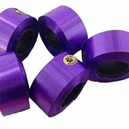 raga plus Pack of 5 Pcs Premium Purple Party Balloon Plastic Curling Ribbon 10 Mtr Each Purple PP (Polypropylene) Ribbon-picture-8