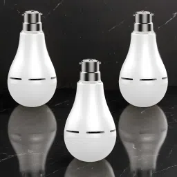Emergency Bulb 9W LED 1200mAh battery 4 hrs emergency light Pack of 3 bulbJE491 4 hrs Bulb Emergency Light-image-40