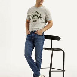 levi's Men Slim Mid Rise Blue Jeans-picture-45