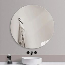 18x18 Wall Decor Plain Round Mirror Glass For Home, Bedroom, Living Room HD 5mm Bathroom Mirror-picture-37