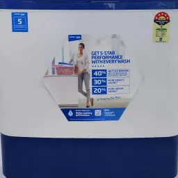 8 kg Semi Automatic Top Load with In-built Heater White-19
