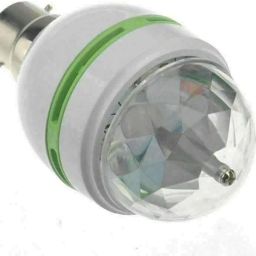 sarvatr 360 Degree LED Crystal Rotating Bulb Magic Disco LED Light Disco Ball Set image 3