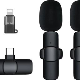 Dual User K9 Youtube Wireless Microphone for Video Recording Podcast ASMR Vlog Microphone-13