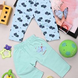 V-Mart Infant Boys Pack Of 2 Mid-Rise Conversational Printed Cotton Pyjamas-picture-0