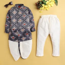 BAESD Boys Ethnic Motif Printed Kurta Set-42