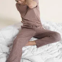 DAMENSCH Men Printed Stretch Cotton Lounge Pants-picture-15