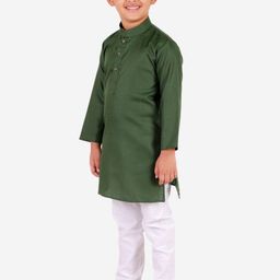 Pro-Ethic STYLE DEVELOPER Boys Green Kurta with Pyjamas image 5