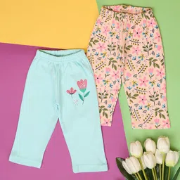 V-Mart Infants Pack Of 2 Printed Cotton Lounge Pants-58