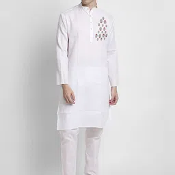 DEVOILER Ethnic Motifs Printed Regular Kurta with Pyjamas image 1