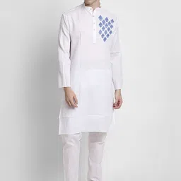 DEVOILER Ethnic Motifs Printed Kurta With Pyjamas image 1