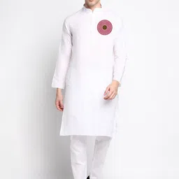 DEVOILER Ethnic Motifs Printed Straight Kurta With Pyjamas image 1