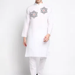 DEVOILER Ethnic Motifs Printed Kurta With Pyjama image 1