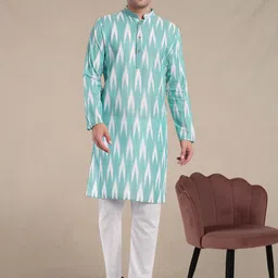 Moda Rapido Men Printed Regular Pure Cotton Kurta with Pyjamas-picture-43