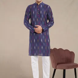 Moda Rapido Men Regular Pure Cotton Kurta with Pyjamas &-image-75