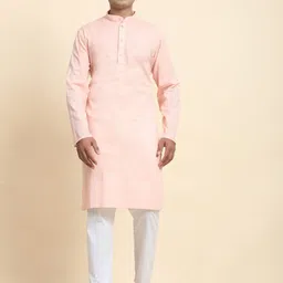 Moda Rapido Men Regular Pure Cotton Kurta with Pyjamas-image-95