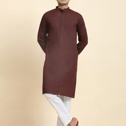Moda Rapido Men Regular Pure Cotton Kurta with Pyjamas-32