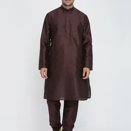 ROYAL KURTA Mandarin Collar Kurta With Churidar-picture-54