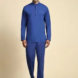 Moda Rapido Men Regular Pure Cotton Kurta with Pyjamas-picture-48