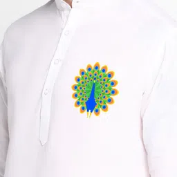 DEVOILER Ethnic Motifs Printed Kurta with Pyjamas image 2