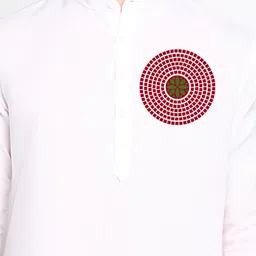 DEVOILER Ethnic Motifs Printed Straight Kurta With Pyjamas image 2