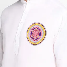 DEVOILER Ethnic Motifs Printed Regular Kurta with Pyjamas image 2