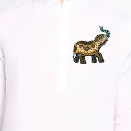 DEVOILER Ethnic Motifs Printed Regular Kurta With Pyjamas image 2
