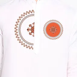 DEVOILER Geometric Printed Regular Kurta with Pyjamas image 2
