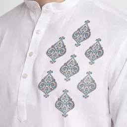 DEVOILER Ethnic Motifs Printed Regular Kurta With Pyjamas image 2