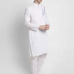 DEVOILER Ethnic Motifs Printed Regular Kurta With Pyjama image 3