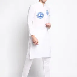 DEVOILER Ethnic Motifs Printed Kurta With Pyjama image 3