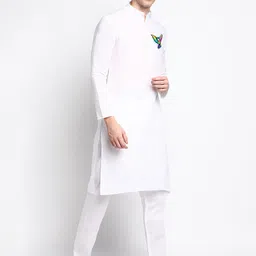 DEVOILER Ethnic Motifs Printed Regular Kurta With Pyjamas image 3
