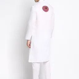DEVOILER Ethnic Motifs Printed Straight Kurta With Pyjamas image 4