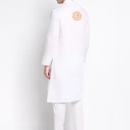 DEVOILER Ethnic Motifs Printed Kurta with Pyjamas image 4