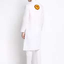 DEVOILER Ethnic Motifs Printed Regular Straight Kurta with Pyjamas image 4