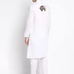 DEVOILER Ethnic Motifs Printed Regular Kurta with Pyjamas image 4