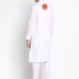 DEVOILER Geometric Printed Regular Kurta with Pyjamas image 4