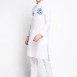 DEVOILER Ethnic Motifs Printed Kurta With Pyjama image 5