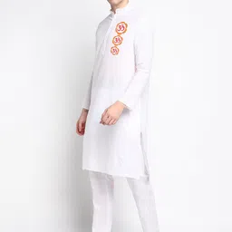 DEVOILER Ethnic Motifs Printed Regular Kurta with Pyjamas image 5