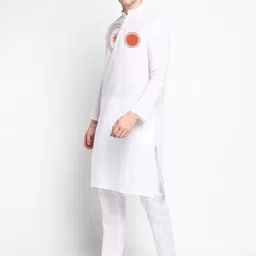 DEVOILER Geometric Printed Regular Kurta with Pyjamas image 5