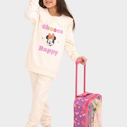 BONKIDS Girls Typography Printed Pure Cotton Top with Pyjamas-image-16