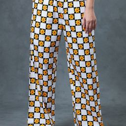Bewakoof Printed Cotton Oversized Trousers-image-5