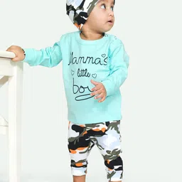 ariel Infant Kids Printed Pure Cotton T-shirt with Pyjamas-picture-56