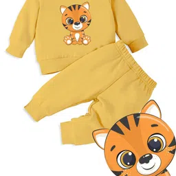 Minicult Kids Printed Long Sleeves T-shirt with Pyjamas-19