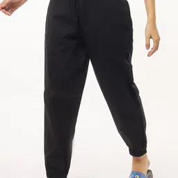 Bewakoof Mid-Rise Cotton Lounge Joggers-image-96