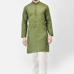 SG LEMAN Striped Woven Design Regular Kurta With Pyjama-picture-6