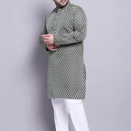SOJANYA PLUS Woven Design Kurta & Pyjama With Nehrujacket-54