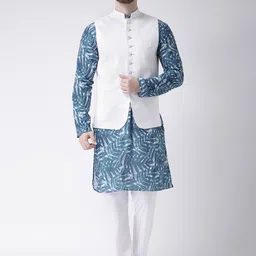 hangup plus Men Printed Kurta with Pyjama-picture-13